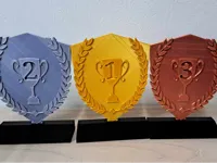 Trophées 1ère, 2e et 3e place — photo 1