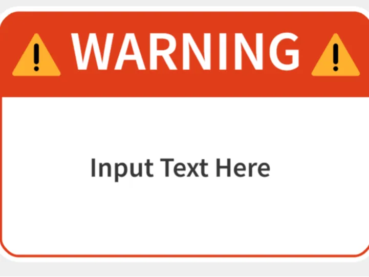 Warning Sign