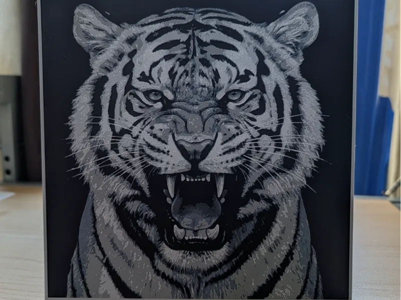 Growling Tiger - HueForge 4 color