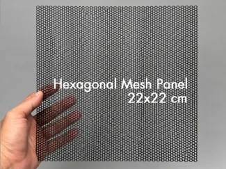 Hexagonal Mesh Panel | Easy 3D Print