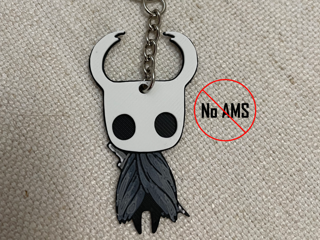 Hollow Knight Keychain 3D model