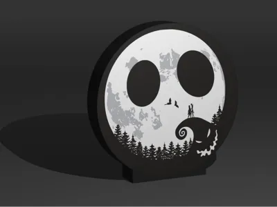 Nightmare before christmas Light box