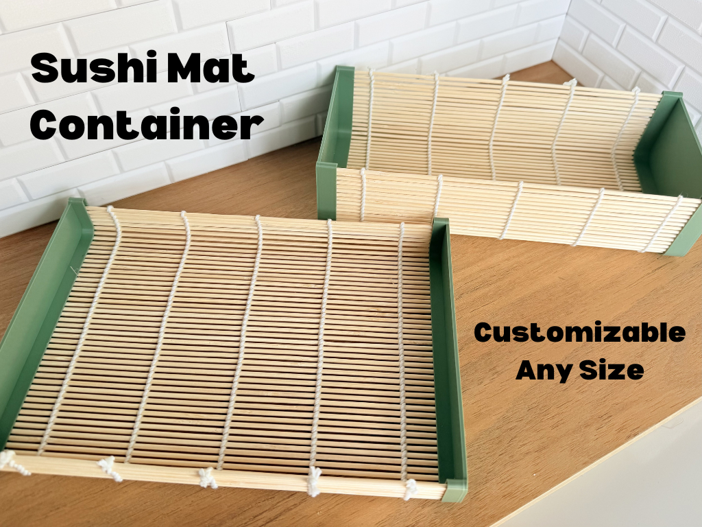 Sushi Mat Organizer Container/Tray