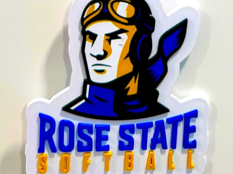 ROSE STATE SOFTBALL OVERSIZED LOGO FOR HYPE CHAIN