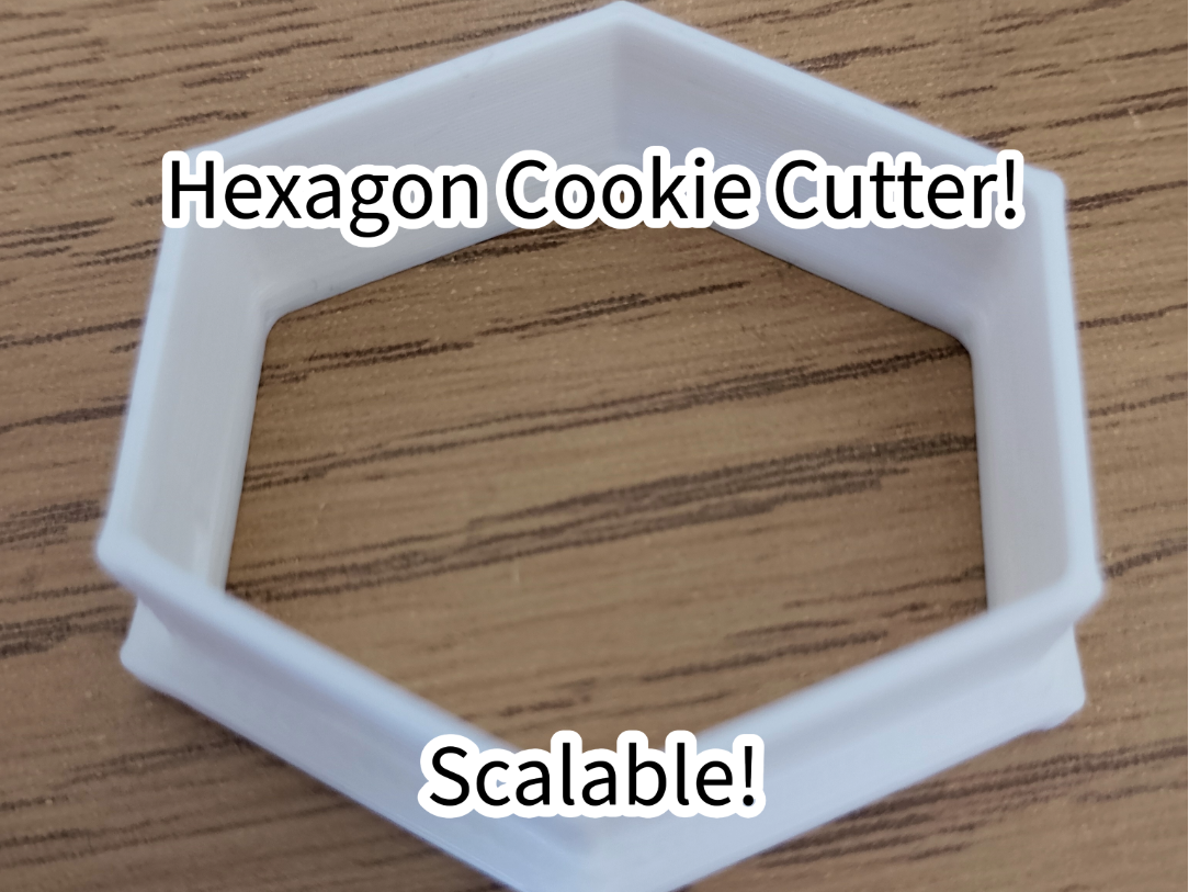 Scalable Hexagon Cookie Cutter