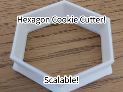 Scalable Hexagon Cookie Cutter
