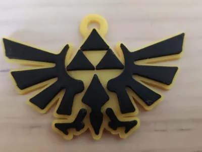 Zelda Triforce Keychain