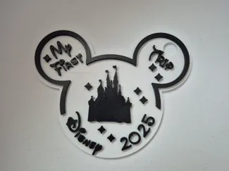 My First Disney Trip 2025 - Mickey/Mini Keyring