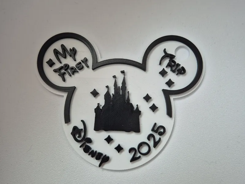 My First Disney Trip 2025 - Mickey/Mini Keyring