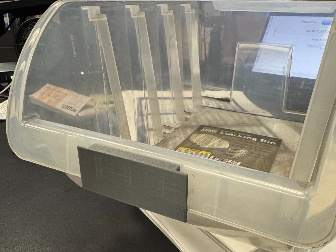 HF Medium Clear Bin Label Insert