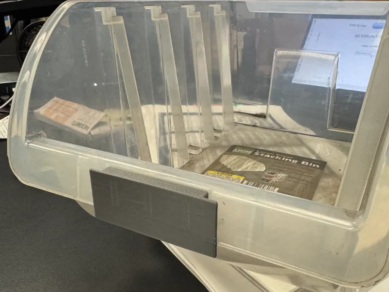 HF Medium Clear Bin Label Insert