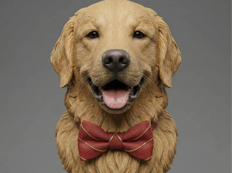 Golden Retriever Bust