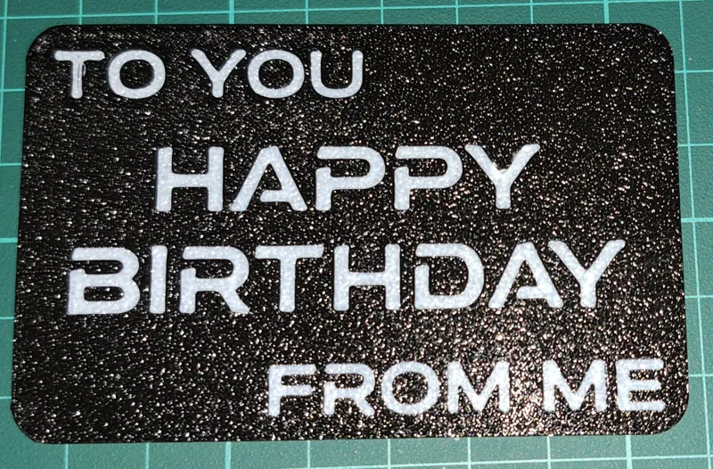 Emergency Birthday Card