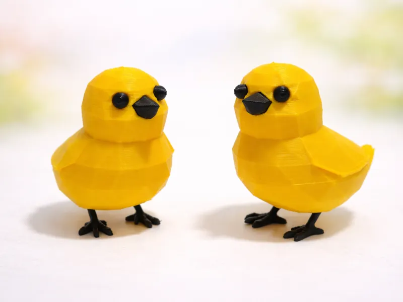 Cute Low Poly Easter Chick
