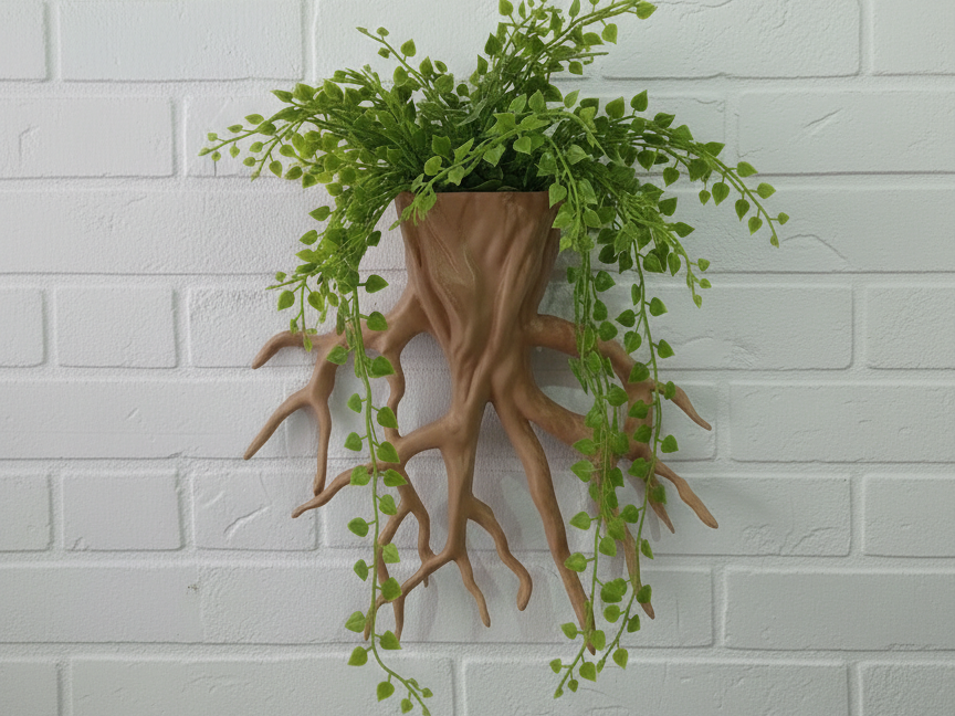 Tree Root Planter Wall Hang