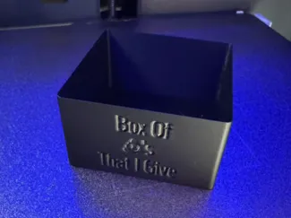 Empty Box Of Shits / Poop To Give - Very Useful!