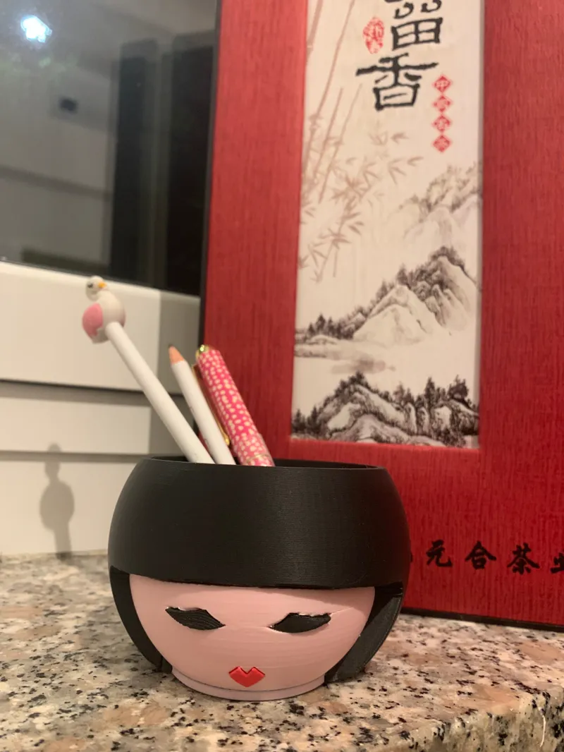 Pen Holder - Kokeshi