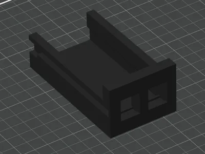 RackMod 1U 10 Inch Small Module Two KeyStones