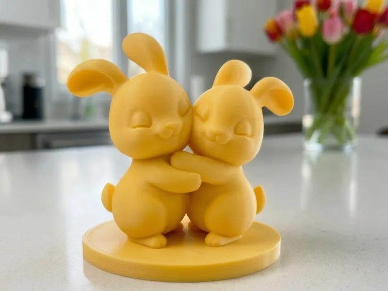 Easter Hug – Chibi Easter Bunnies