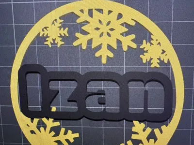 Christmas ball name slice