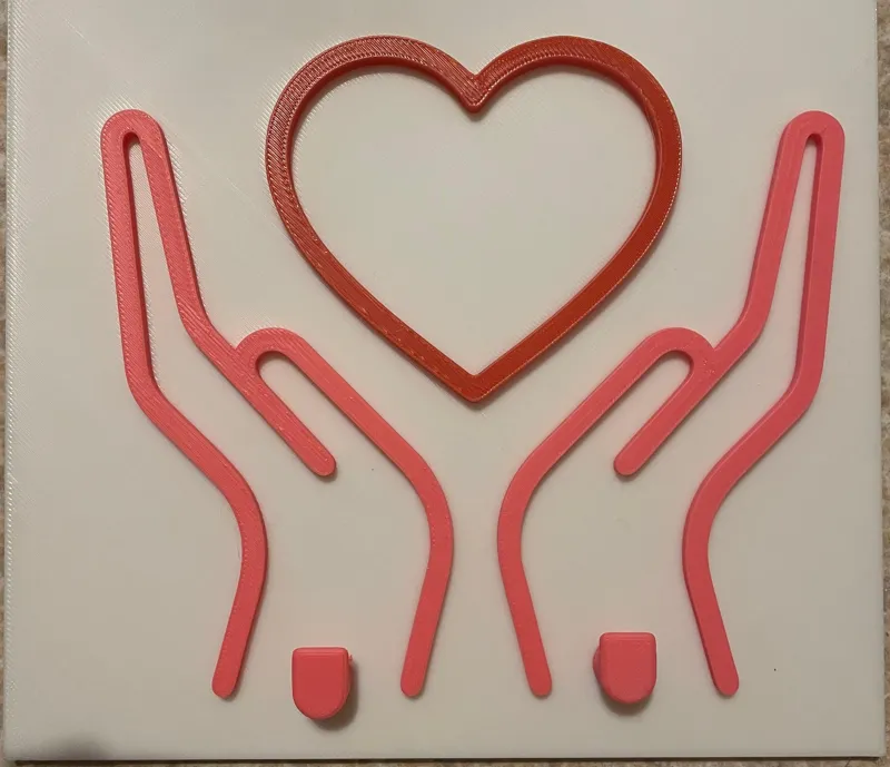 Keychain wall love