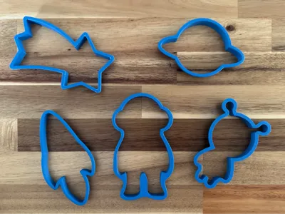Space Cookie Cutter Set (5 Pieces)