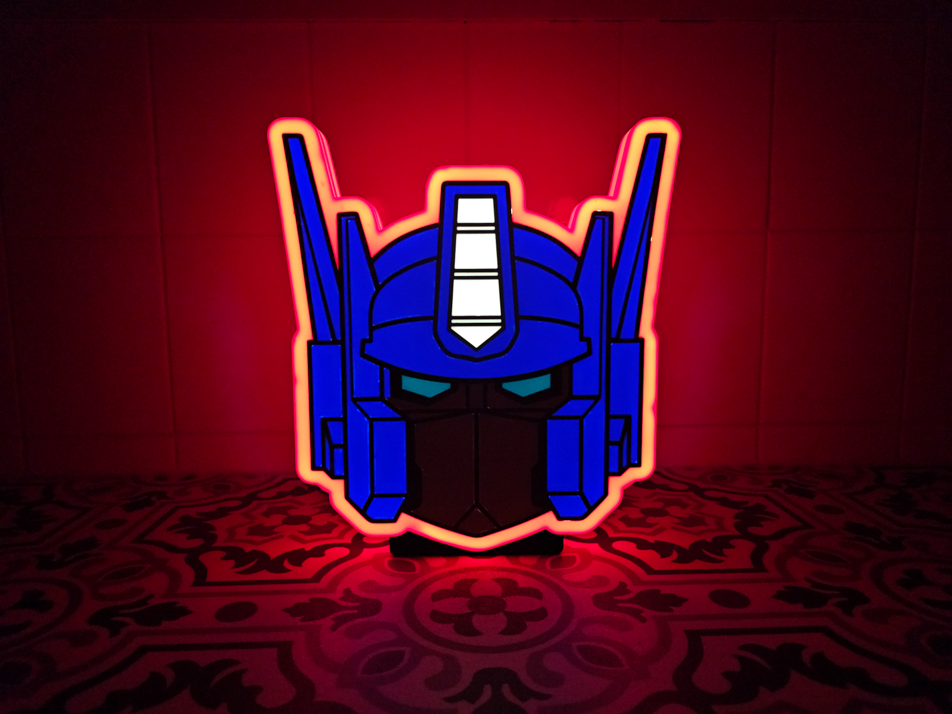 Optimus Prime LED Lightbox Sign