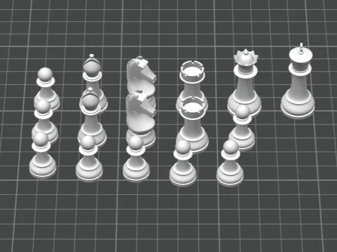 Open Chess Pieces