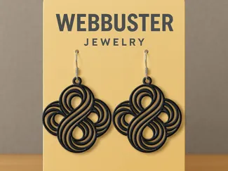 Infinite Node of Love Earrings