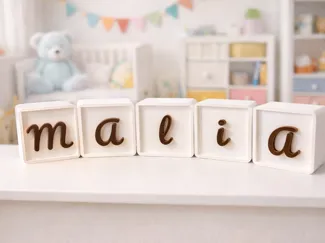 Custom Name Blocks –Name Cubes Nursery Decoration