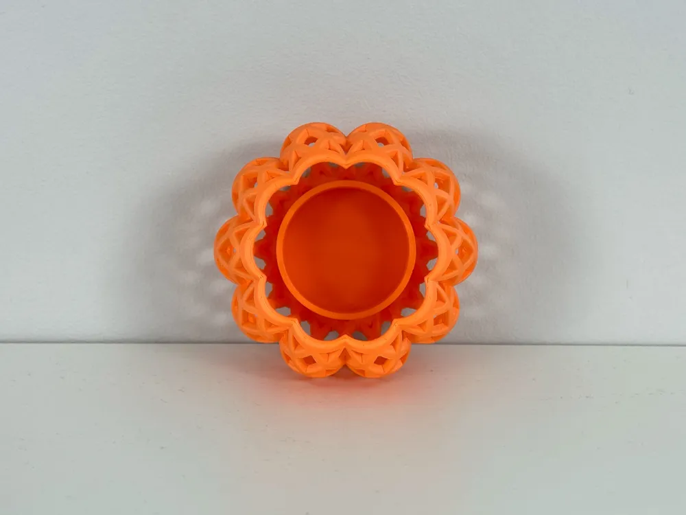 Pumpkin Shaped Spiral Tea Light Holder - Free 3D Print Model - MakerWorld