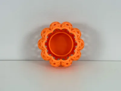 Pumpkin Shaped Spiral Tea Light Holder - Free 3D Print Model - MakerWorld