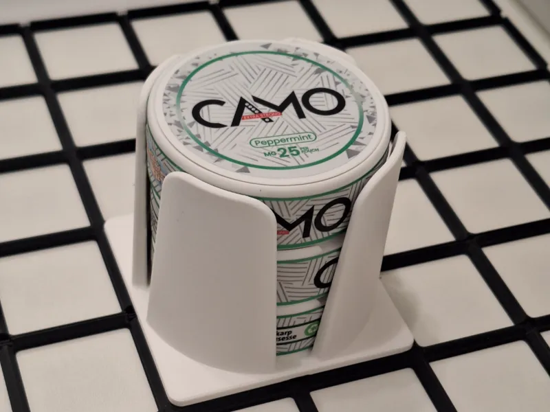 Gridfinity Snus/Zyn (nicotine pouch) tray 2x2