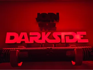 Lightsaber Holder - Join the Darkside Illuminated