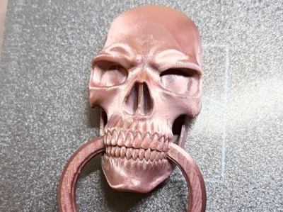 Throne of Glass Mort Skull Door Knocker