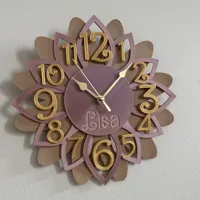 Horloge murale en forme de fleur — photo 2