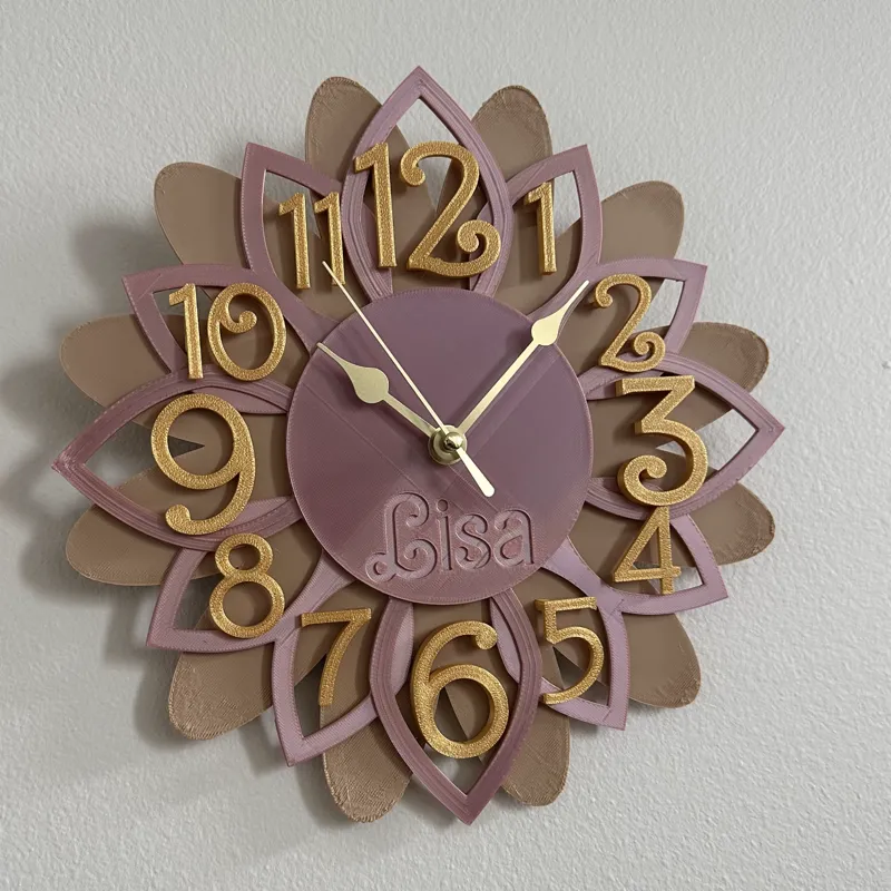Wall Clock - Flower