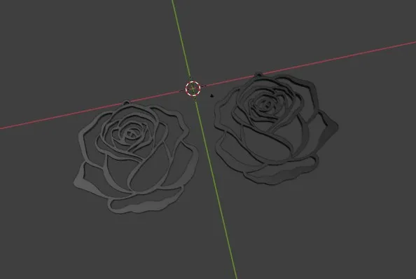 Roses Earrings view 2