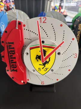 Letrero o emblema decorativo: Brake Rotor Clock — vista de referencia 3