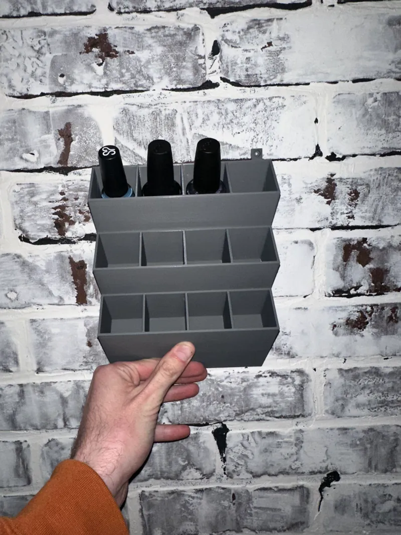 Hanging Nail polish organizer