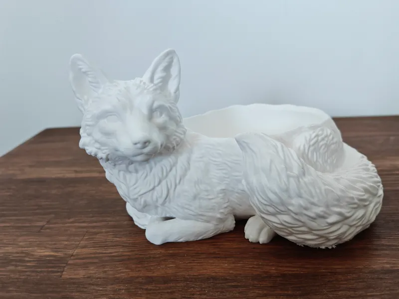 Detailed Fox Bowl & Desktop Organizer