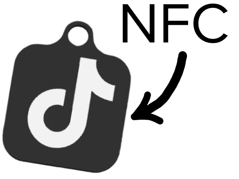 TikTok NFC Keychain