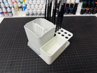 笔架 自带洗笔桶