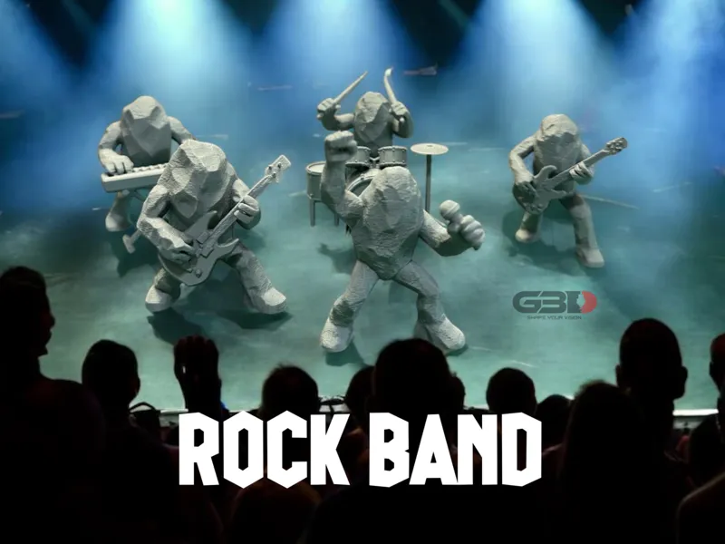 Rock Band – A group of literal rock stars