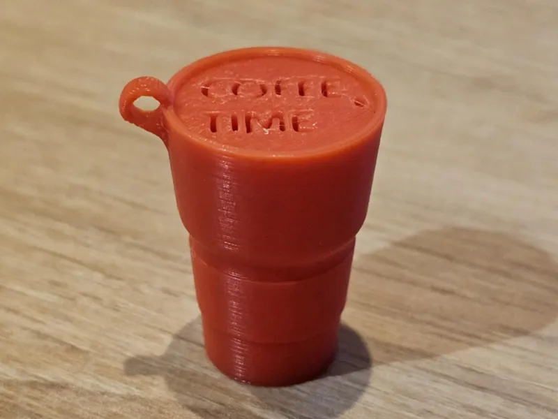 Coffee Time Key Chain