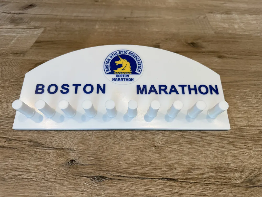 Boston Marathon Medal Rack Remixed by Shanmoney MakerWorld: Download ...
