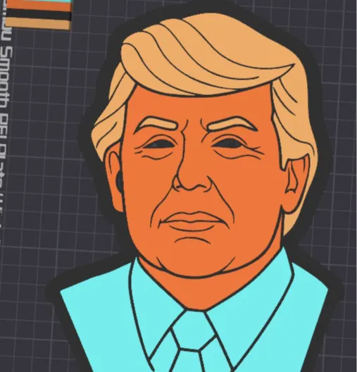 President Trump 2025 Light box