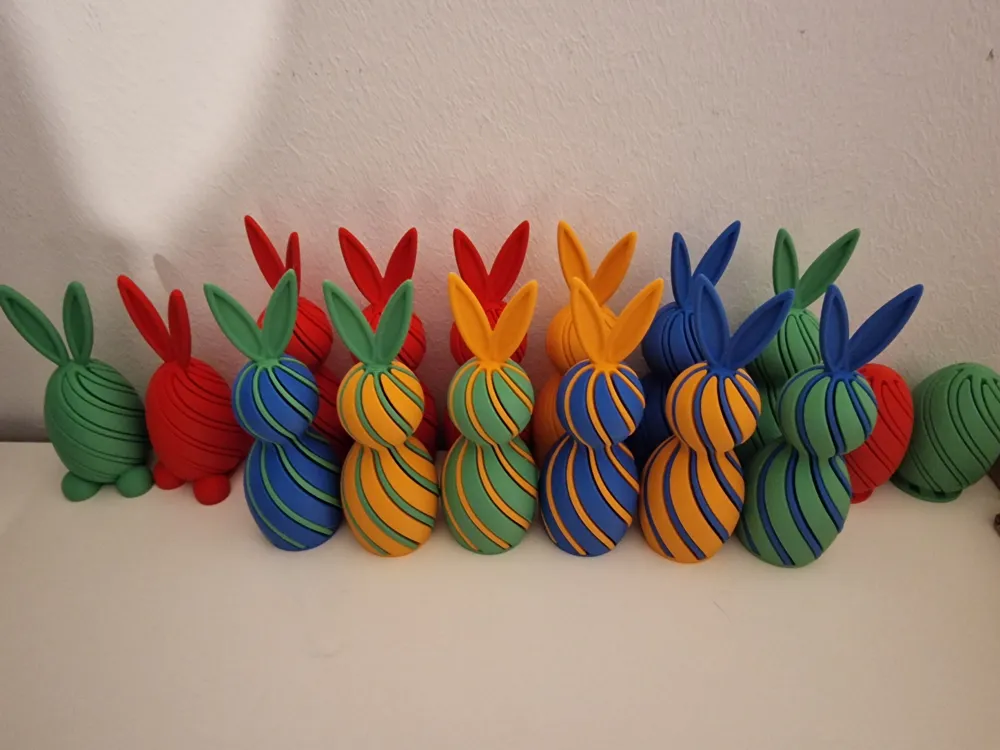 Spiral Bunny - Free 3D Print Model - MakerWorld