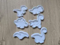 Set d'emporte-pièces dinosaures pour pâte à modeler — photo 2