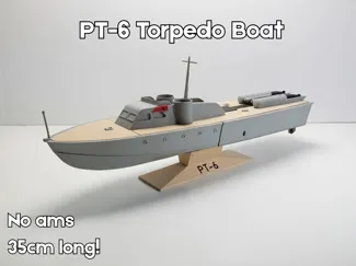 PT-6 Torpedo Boat Scale Model